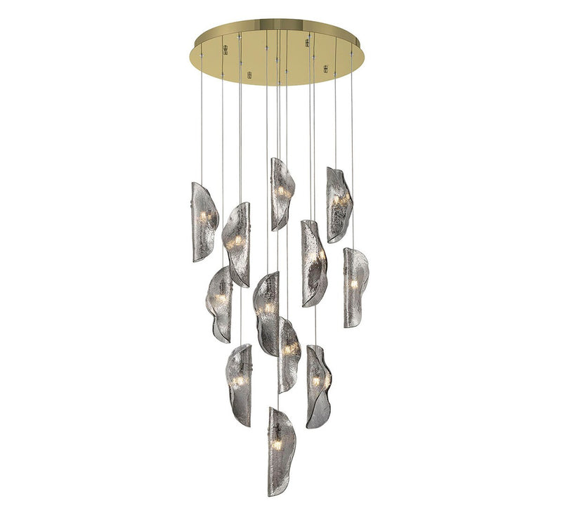 Lib & Co. 10164-019-07 LED Chandelier, Gold