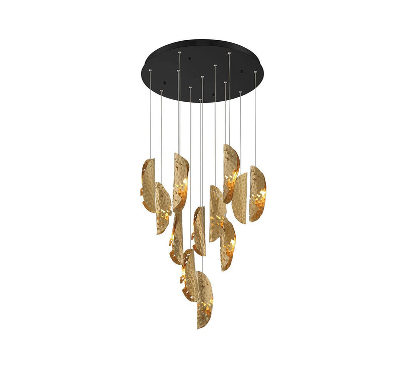 Lib & Co. 10164-020-02 LED Chandelier, Black