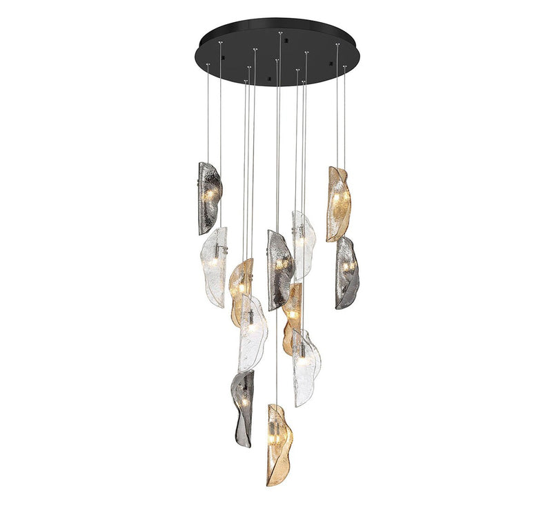 Lib & Co. 10164-023-02 LED Chandelier, Black