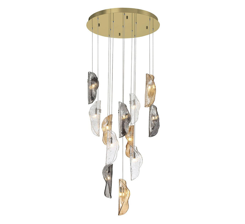 Lib & Co. 10164-023-07 LED Chandelier, Gold