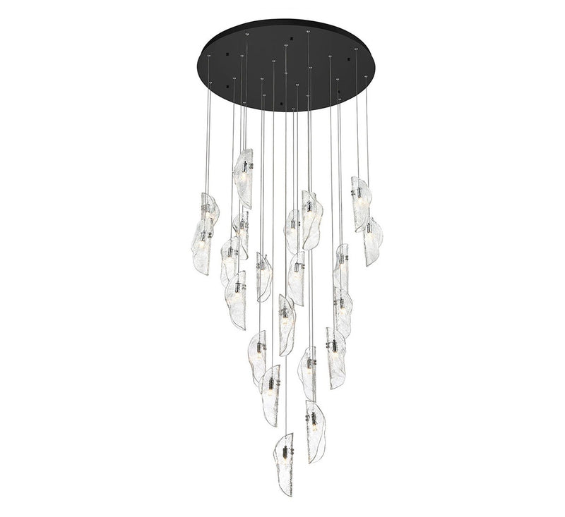 Lib & Co. 10167-017-02 LED Chandelier, Black