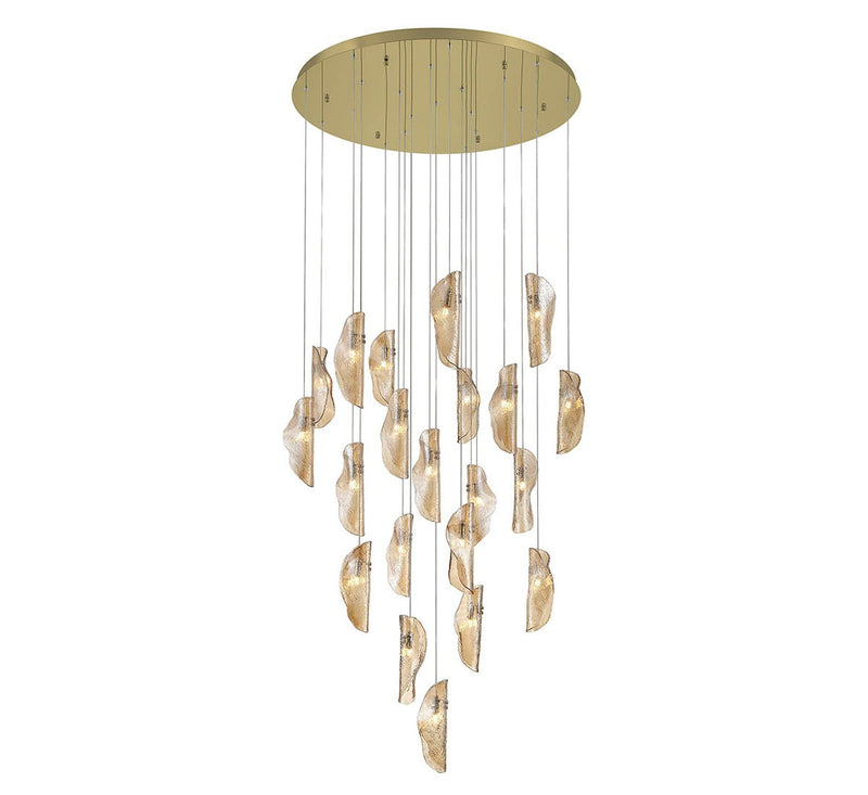 Lib & Co. 10167-018-07 LED Chandelier, Gold