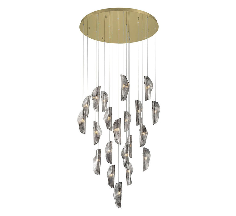 Lib & Co. 10167-019-07 LED Chandelier, Gold