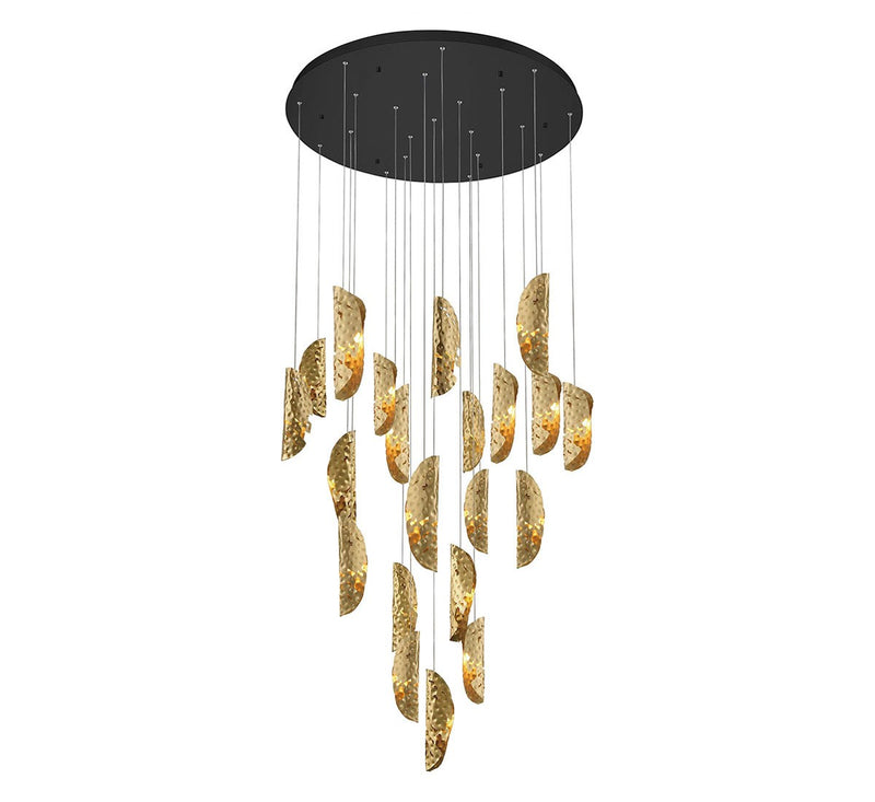 Lib & Co. 10167-020-02 LED Chandelier, Black