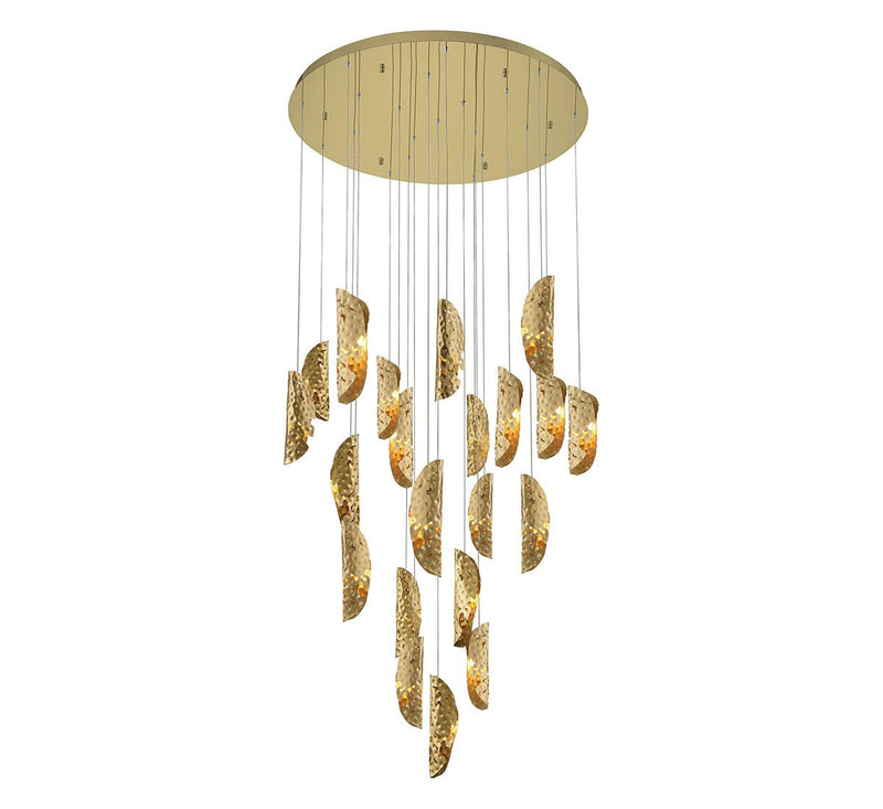 Lib & Co. 10167-020-07 LED Chandelier, Gold
