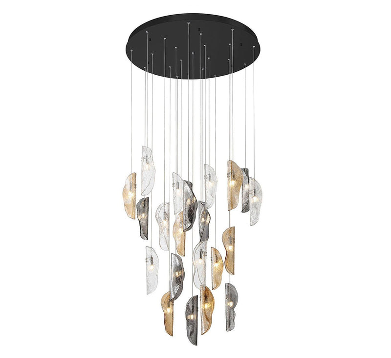 Lib & Co. 10167-023-02 LED Chandelier, Black