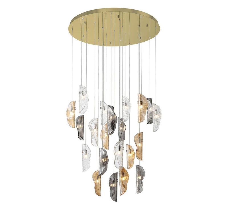Lib & Co. 10167-023-07 LED Chandelier, Gold
