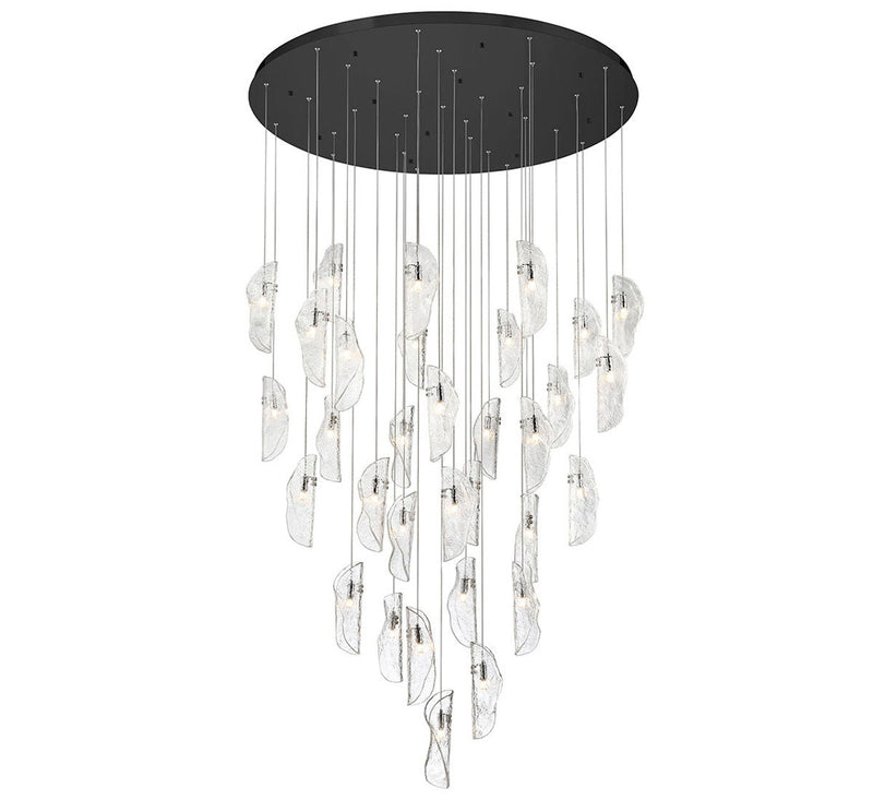 Lib & Co. 10169-017-02 LED Chandelier, Black