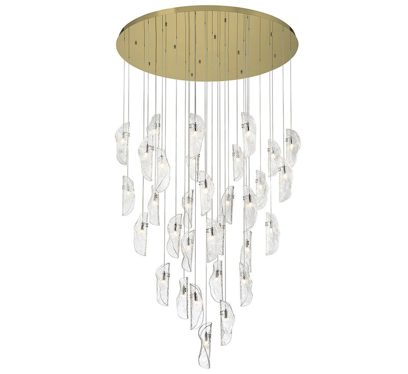 Lib & Co. 10169-017-07 LED Chandelier, Gold
