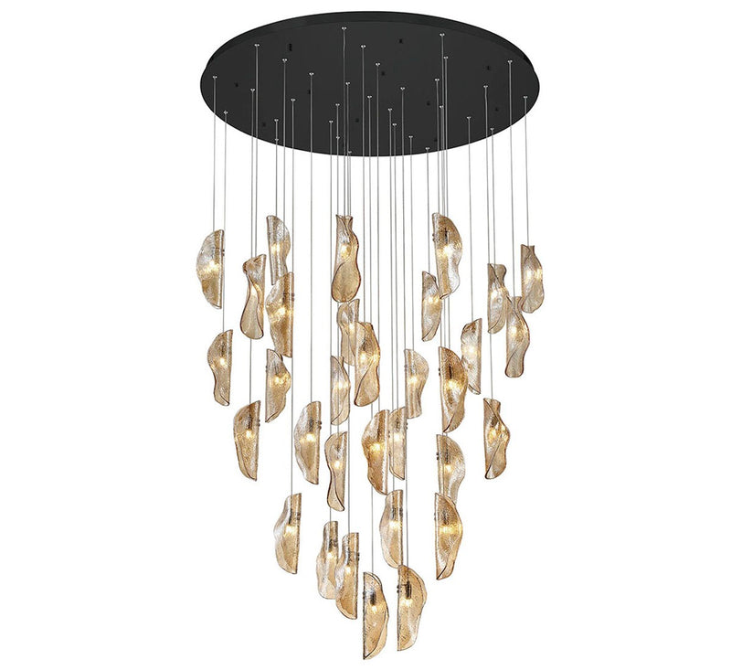 Lib & Co. 10169-018-02 LED Chandelier, Black