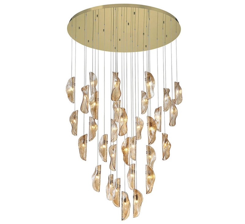 Lib & Co. 10169-018-07 LED Chandelier, Gold