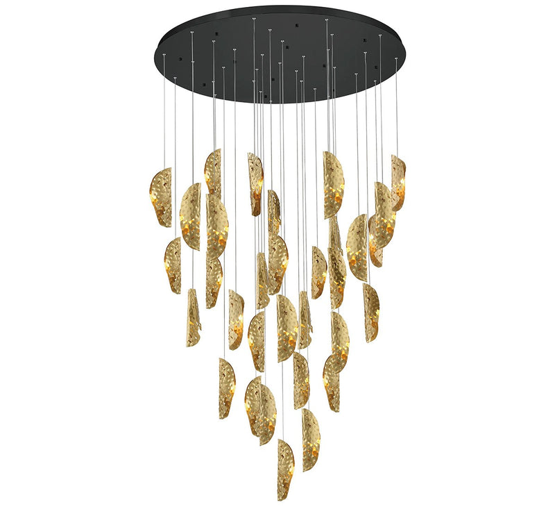Lib & Co. 10169-020-02 LED Chandelier, Black