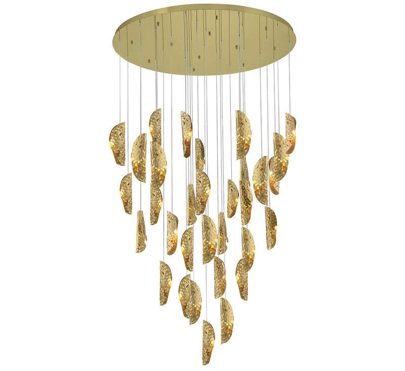 Lib & Co. 10169-020-07 LED Chandelier, Gold