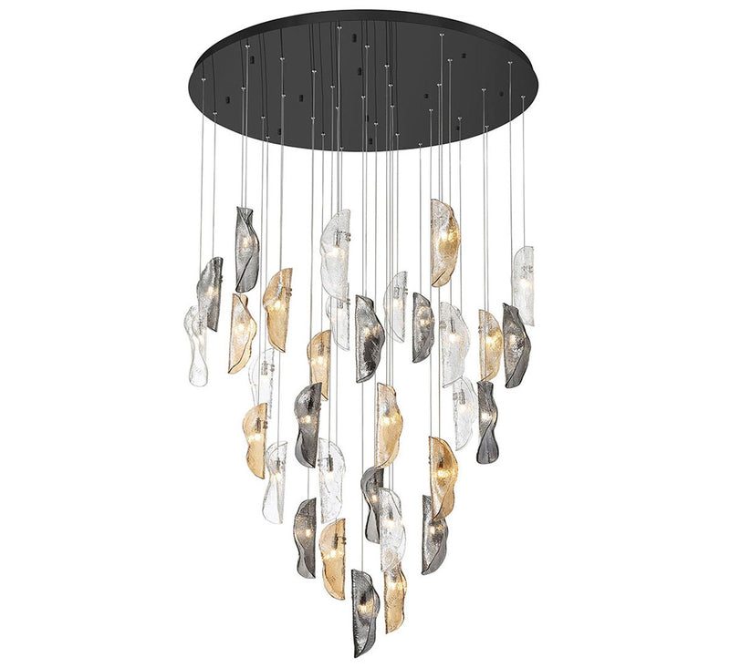 Lib & Co. 10169-023-02 LED Chandelier, Black