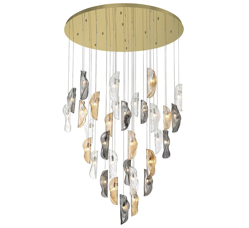 Lib & Co. 10169-023-07 LED Chandelier, Gold