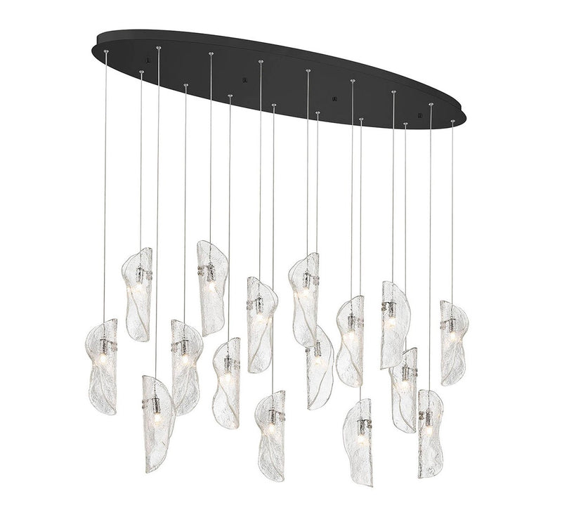 Lib & Co. 10172-017-02 LED Chandelier, Black