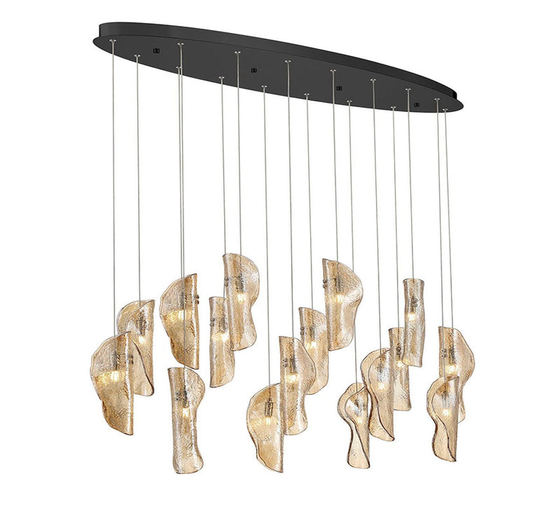 Lib & Co. 10172-018-02 LED Chandelier, Black