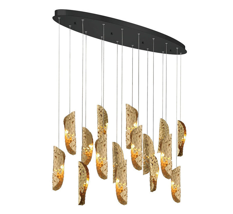 Lib & Co. 10172-020-02 LED Chandelier, Black