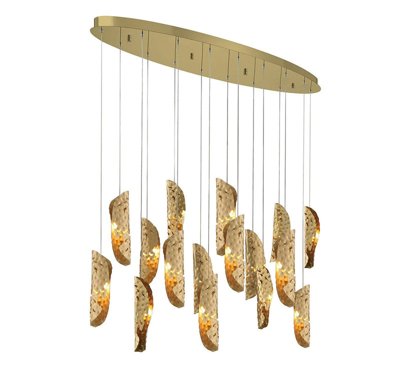Lib & Co. 10172-020-07 LED Chandelier, Gold