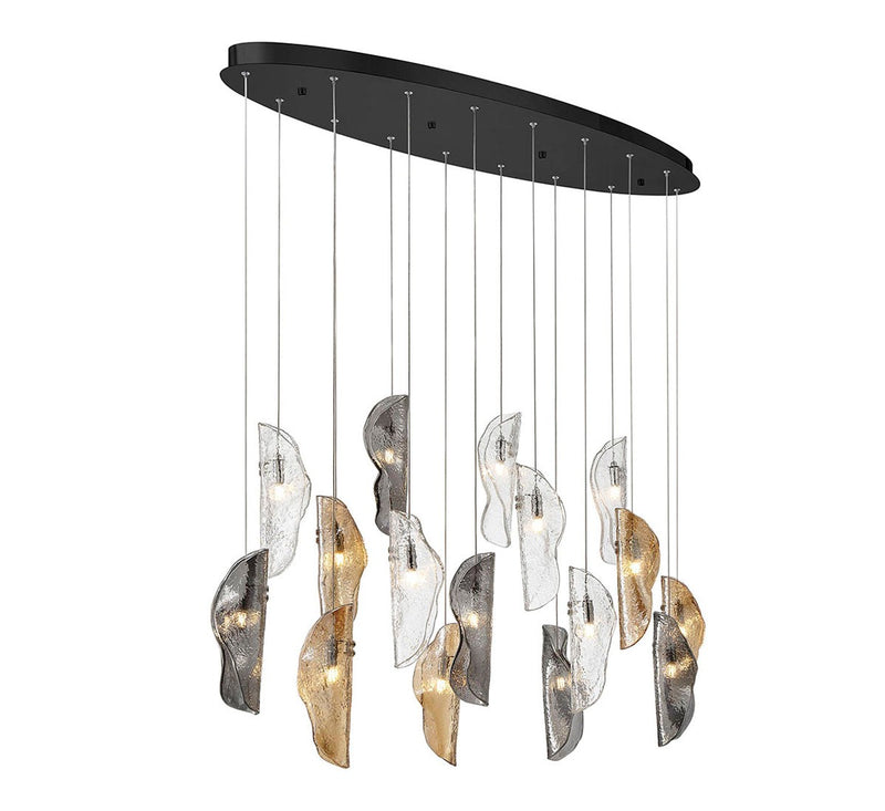 Lib & Co. 10172-023-02 LED Chandelier, Black