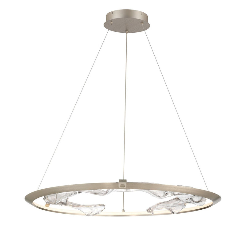 Lib & Co. 10176-031 LED Chandelier, Metallic Brushed Champagne