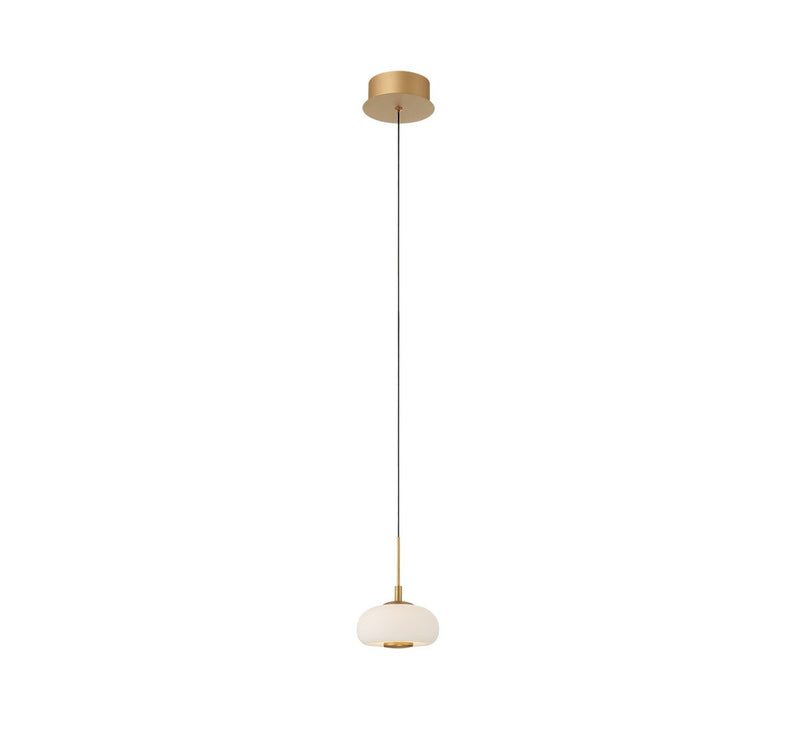 Lib & Co. 10193-030 LED Pendant, Antique Brass