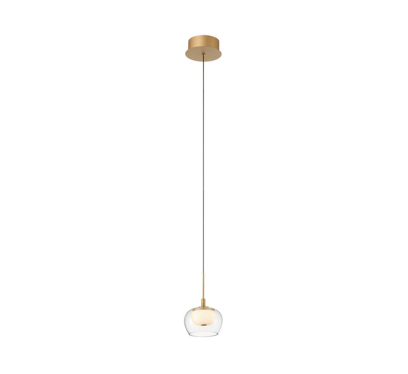 Lib & Co. 10211-030 LED Pendant, Painted Antique Brass