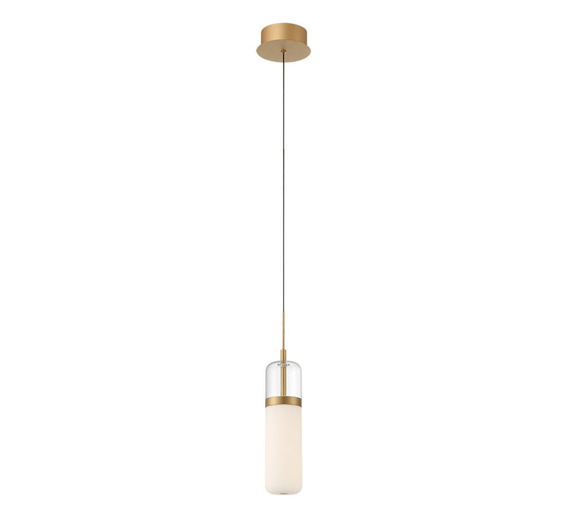 Lib & Co. 10220-030 LED Pendant, Painted Antique Brass