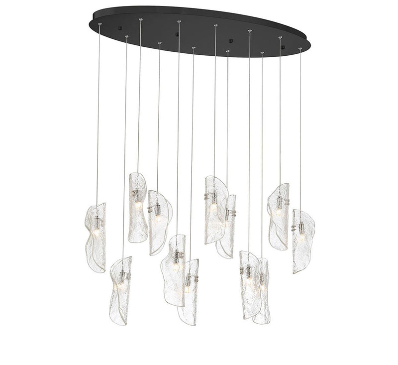 Lib & Co. 12034-017-02 LED Chandelier, Black