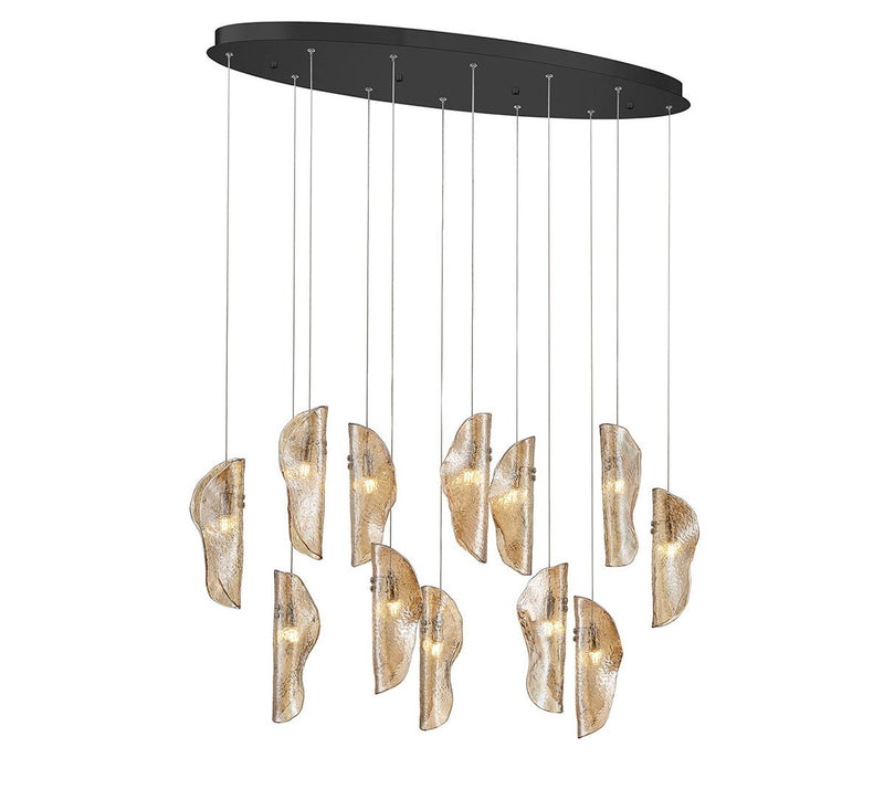 Lib & Co. 12034-018-02 LED Chandelier, Black