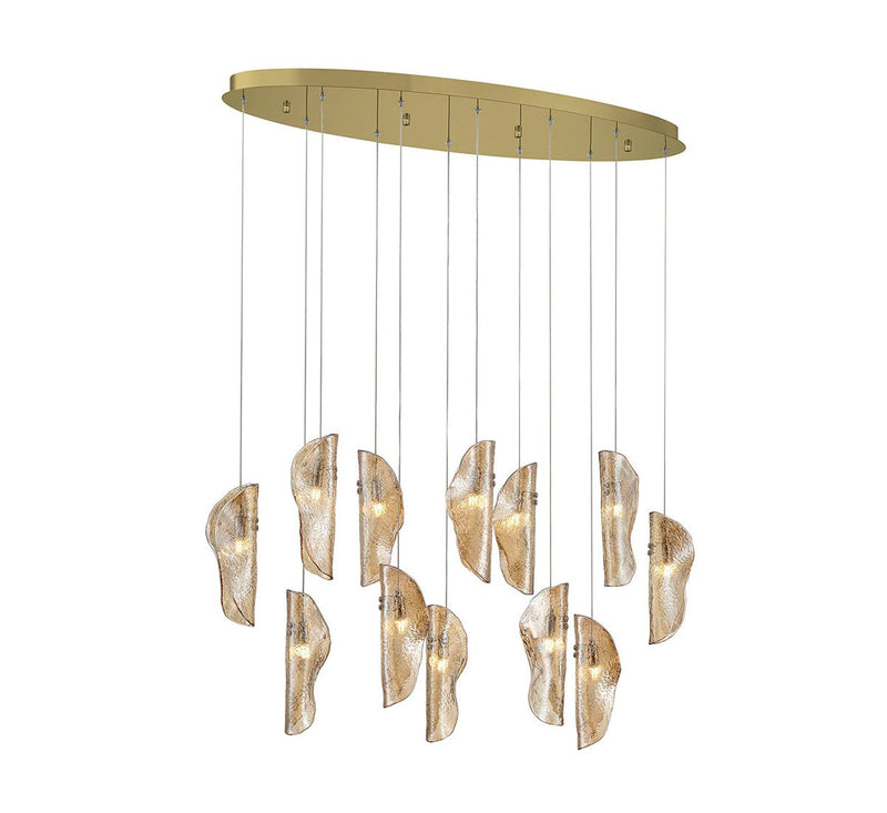 Lib & Co. 12034-018-07 LED Chandelier, Gold