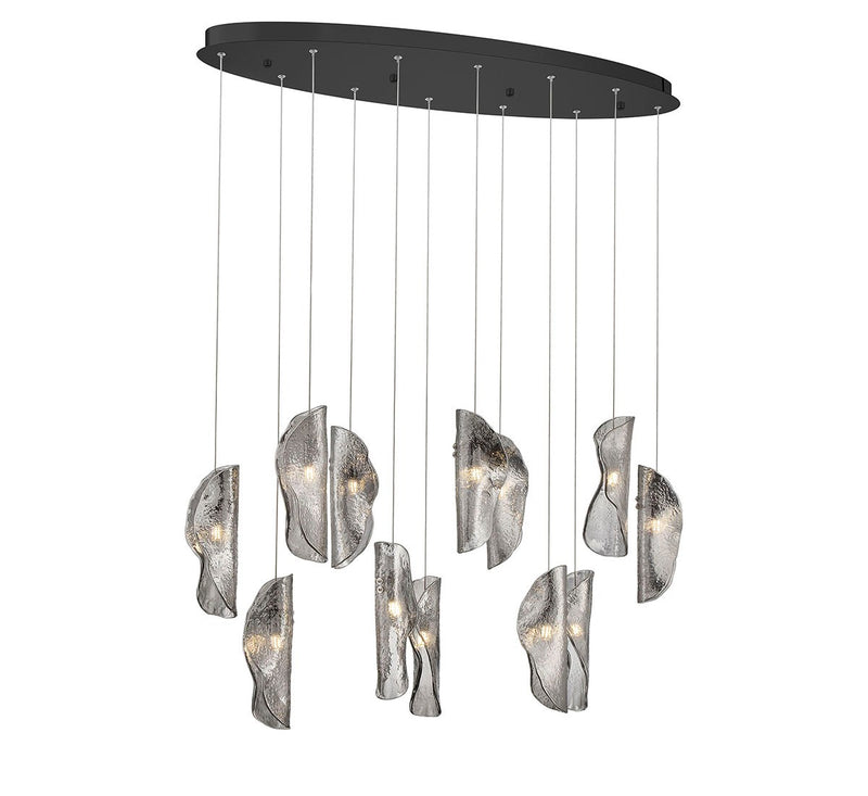 Lib & Co. 12034-019-02 LED Chandelier, Black
