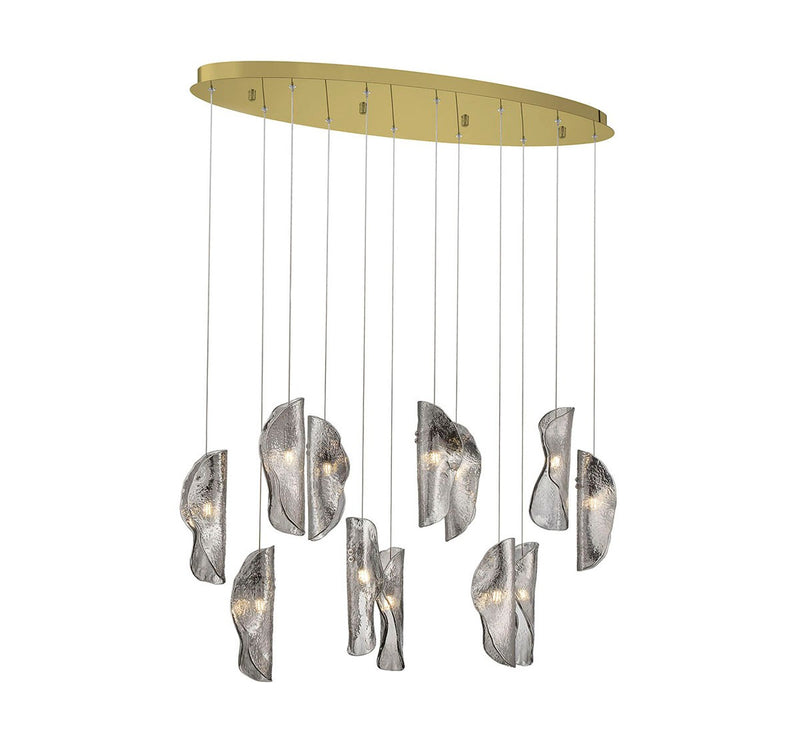 Lib & Co. 12034-019-07 LED Chandelier, Gold