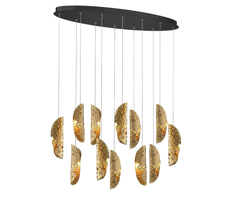 Lib & Co. 12034-020-02 LED Chandelier, Black