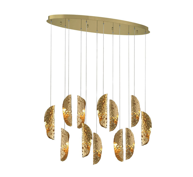 Lib & Co. 12034-020-07 LED Chandelier, Gold