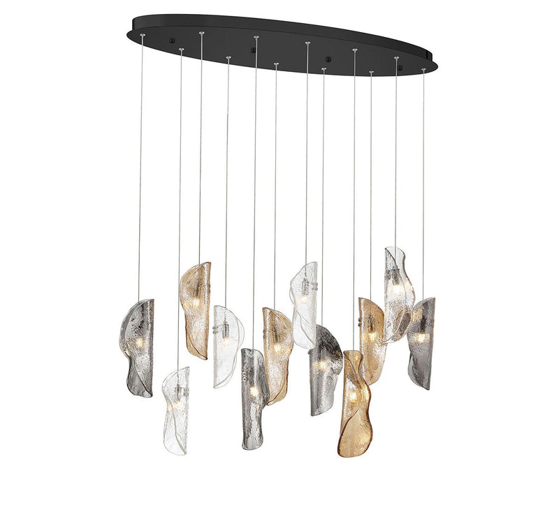 Lib & Co. 12034-023-02 LED Chandelier, Black