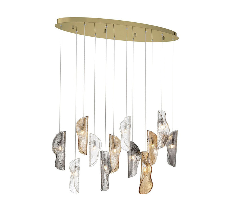 Lib & Co. 12034-023-07 LED Chandelier, Gold