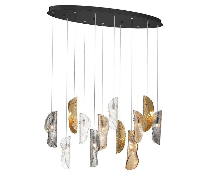 Lib & Co. 12034-024-02 LED Chandelier, Black