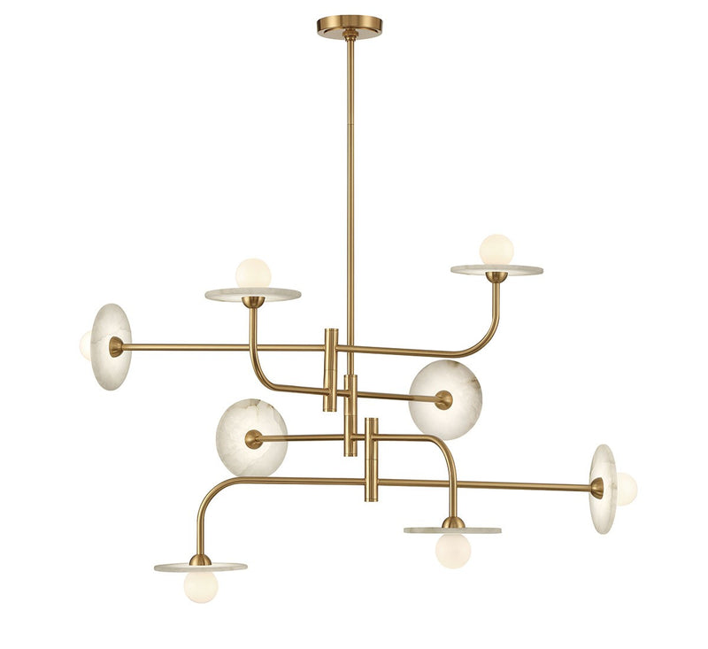 Lib & Co. 12052-037 LED Chandelier, Brushed Brass