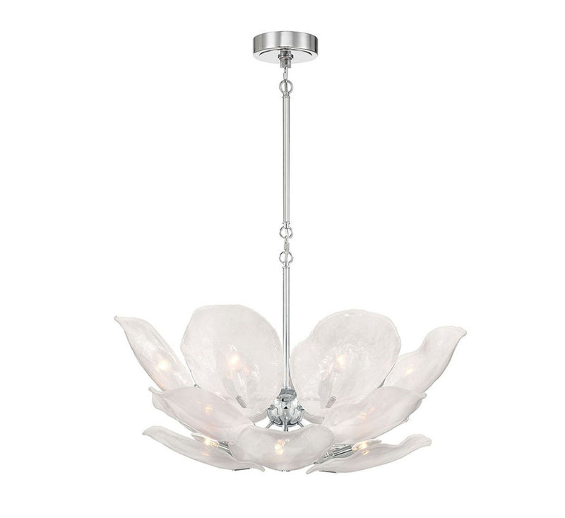Lib & Co. 12055-01 16 Light Chandelier, Chrome