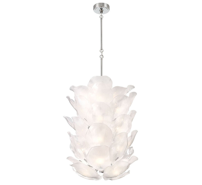 Lib & Co. 12057-01 40 Light Chandelier, Chrome