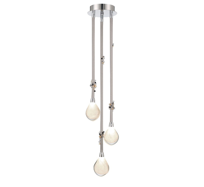 Lib & Co. 12064-01 LED Pendant, Chrome