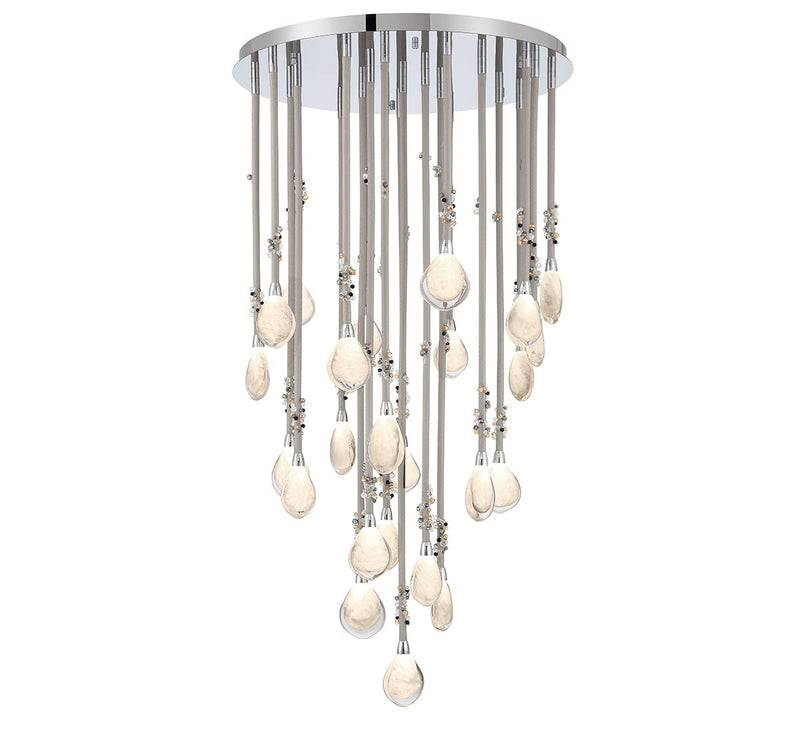 Lib & Co. 12066-01 LED Chandelier, Chrome