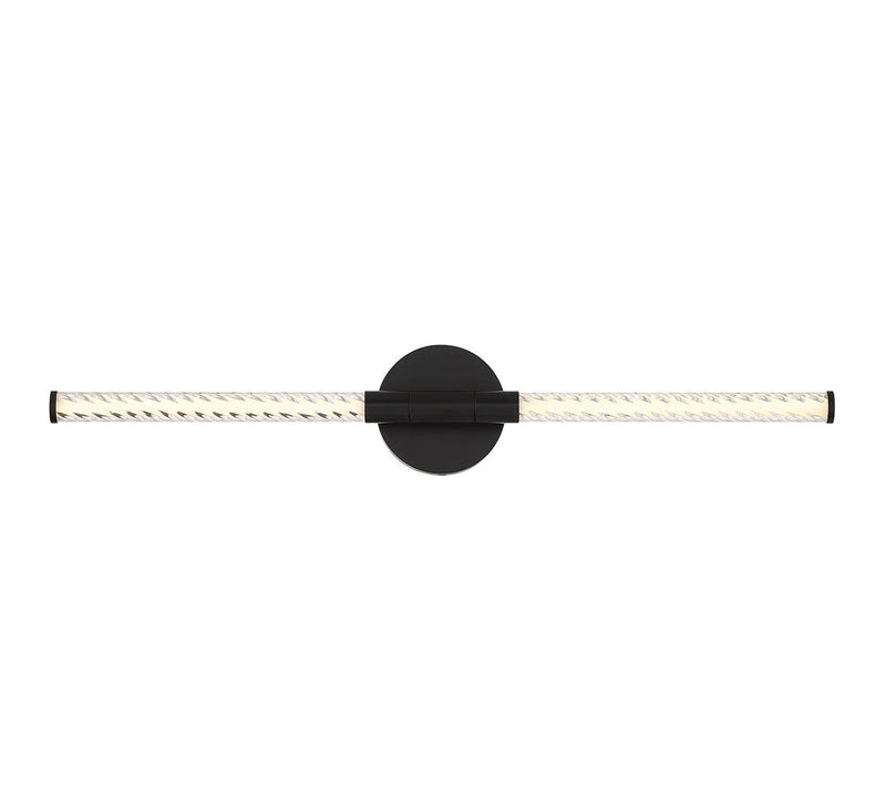 Lib & Co. 12079-02 LED Wall Mount, Matte Black