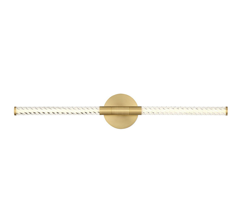 Lib & Co. 12079-07 LED Wall Mount, Brushed Gold