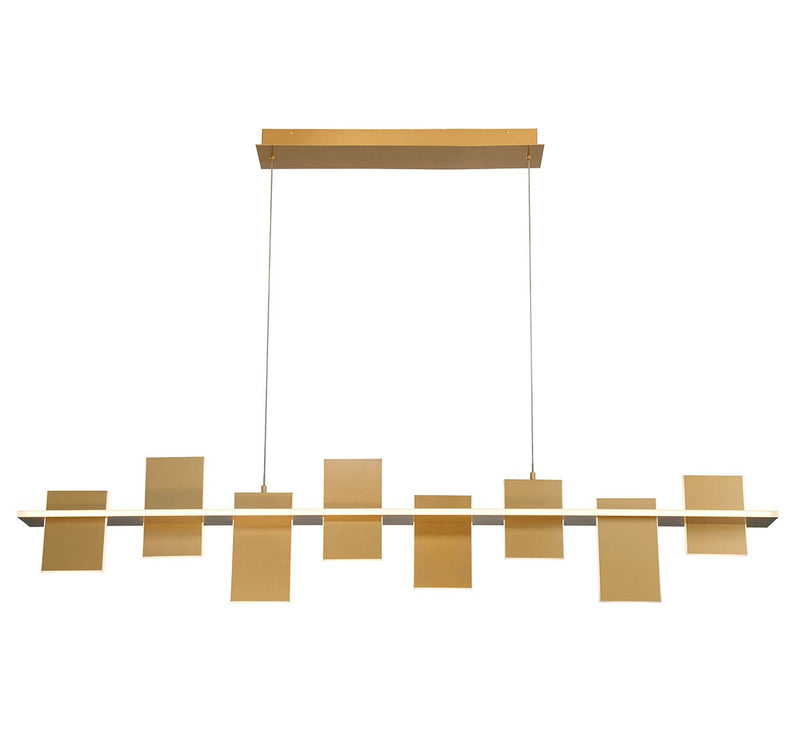 Lib & Co. 12082-035 LED Chandelier, Satin Brass