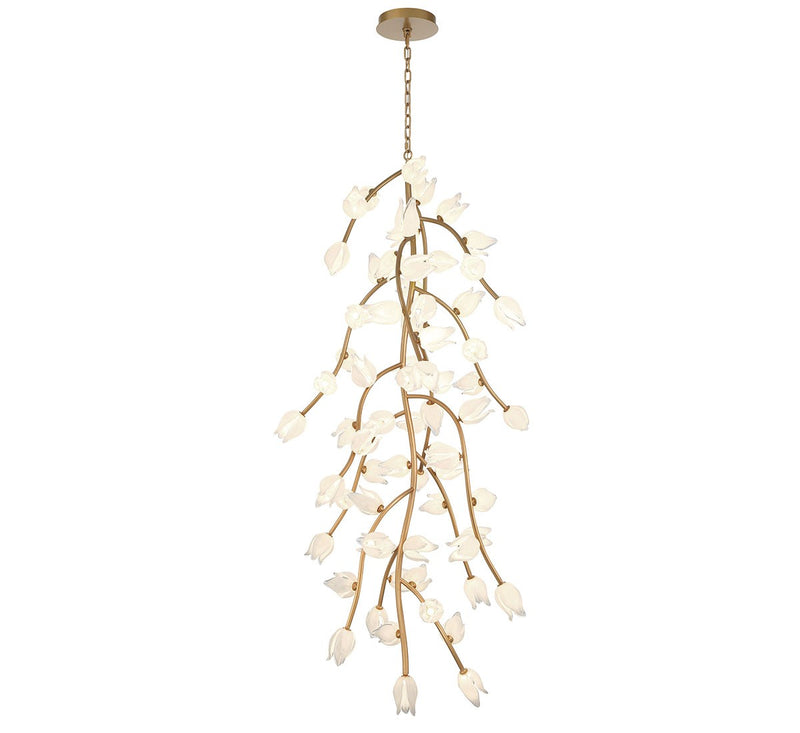 Lib & Co. 12087-03 LED Chandelier, Champagne Gold