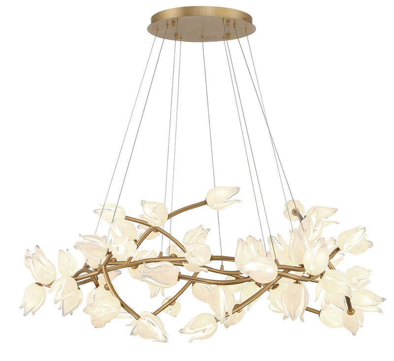 Lib & Co. 12089-03 LED Chandelier, Champagne Gold