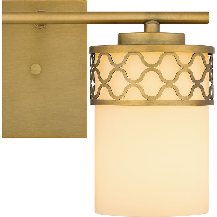 Quoizel TEN8615AB Two Light Bath, Aged Brass