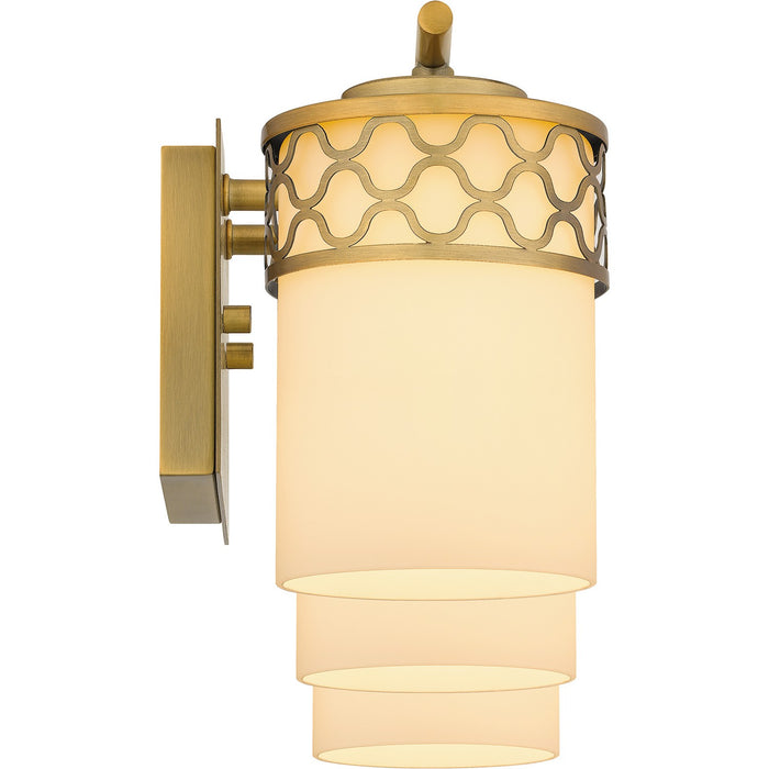 Quoizel TEN8624AB Three Light Bath, Aged Brass